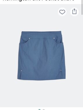 Tribal Brand Blue A-Line Skort with Pockets